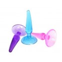 Acostumbrador anal basico con ventosa jelly plug