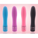 Vibrador cuatro pulgadas con hermosas chispitas de diamante