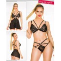 Conjunto baby doll negro