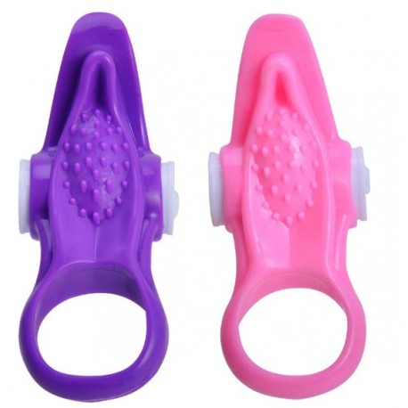 Anillo Vibrador Lengua Black Power