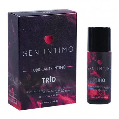 Aceite lubricante Trio para masajes con sabor