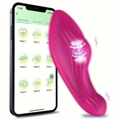 Vibrador Clitoris Control Remoto Por App Tanga Vulva
