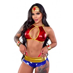 Disfraz de mujer maravilla